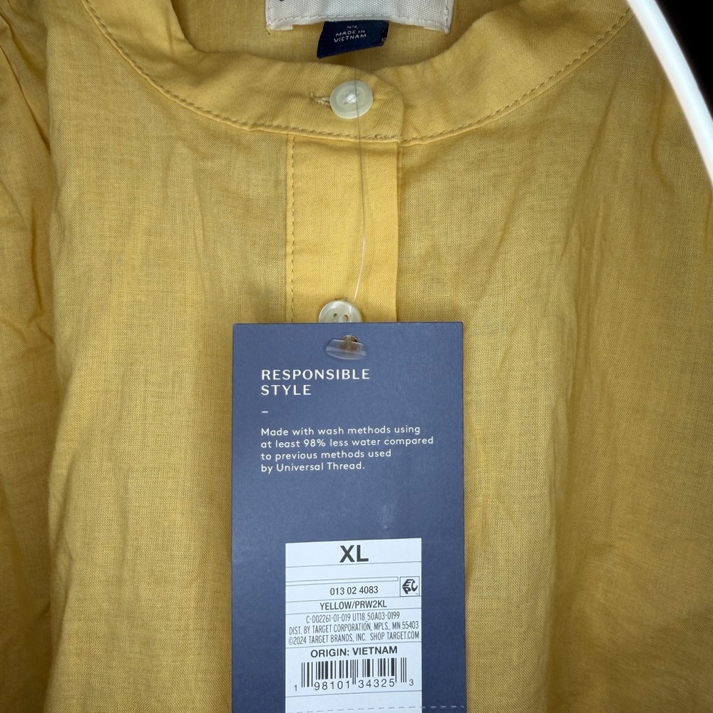 Universal Thread yellow Blouse - Picture 4 of 6